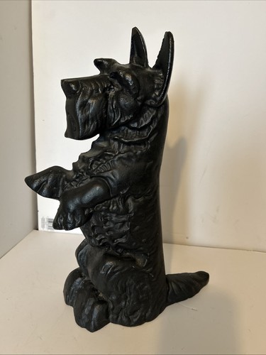 Door stop cast iron - door, scottie