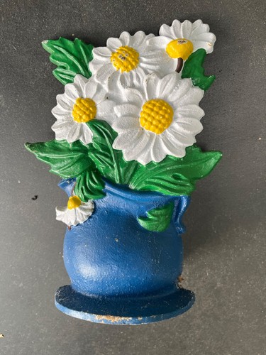 Vintage cast iron doorstop