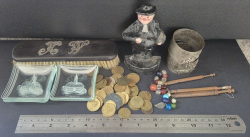 Vintage curio mixed - job, lot