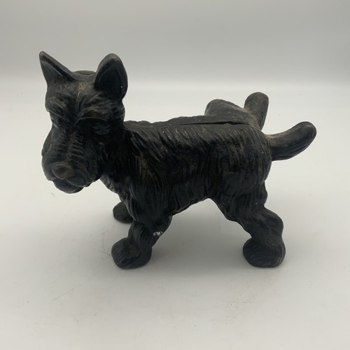 Vintage cast iron scottie dog - vintage,