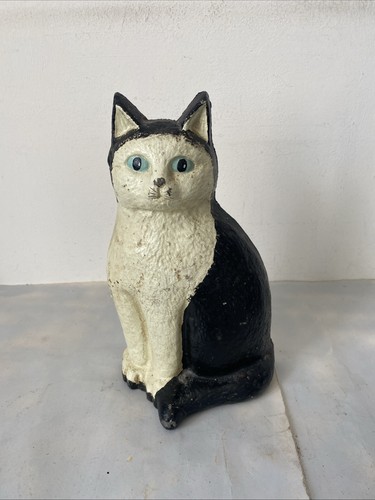 Vintage cast iron cat door - cast,