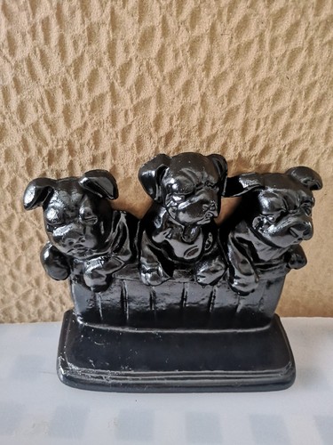 Cast iron doorstop three - cast, doorstop-three