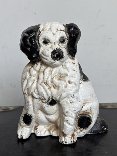 Vintage cast dog door - dog,