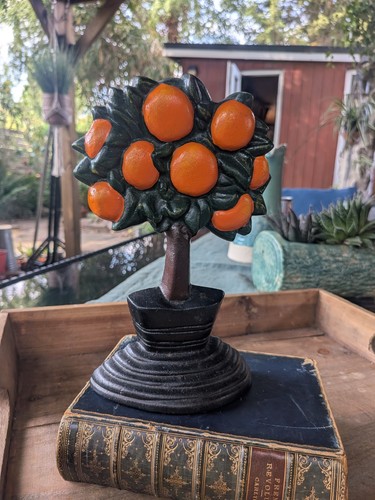 Vintage cast iron orange - vintage,