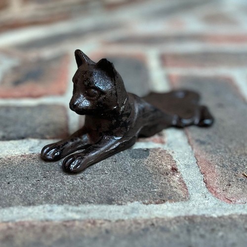 Cast iron cat decorative door - cat,