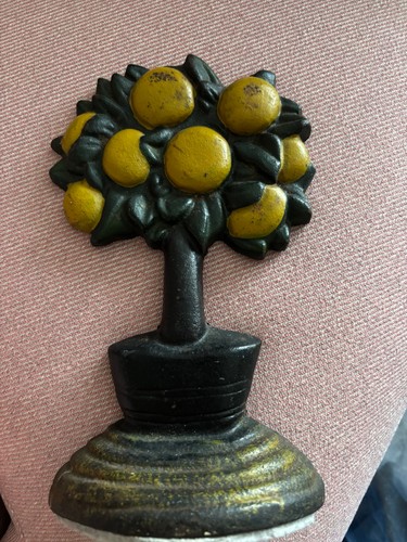 Cast iron door stop - iron,