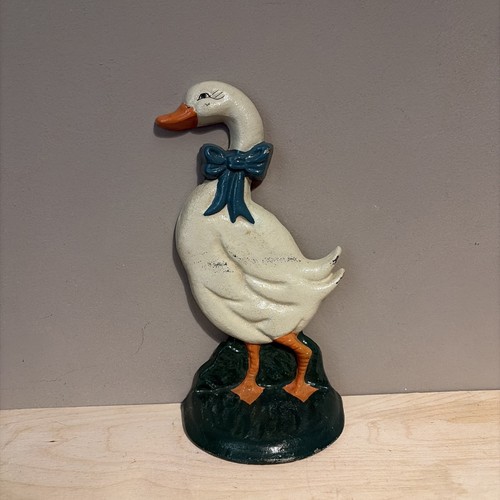 Vintage duck goose door stop - duck,