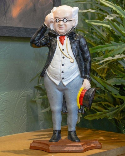 Cast iron victorian gentleman - iron,