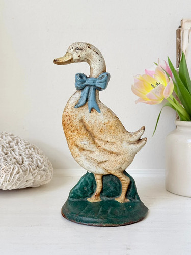 Vintage cast iron goose - vintage,
