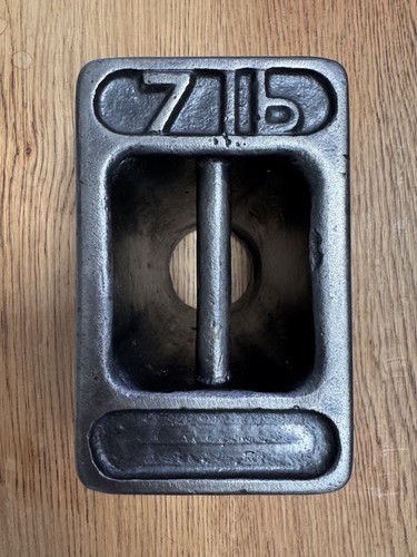 Vintage cast iron weight - vintage,