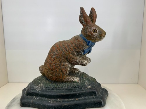 Vintage cast iron rabbit - vintage,