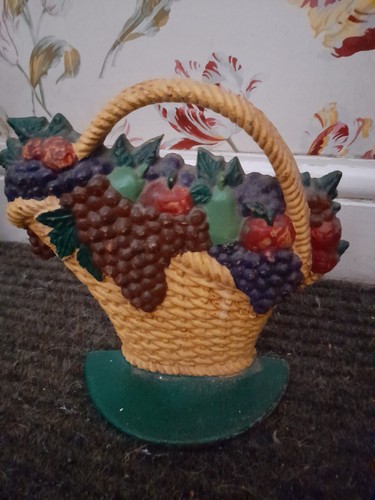 Vintage cast iron flower - vintage,