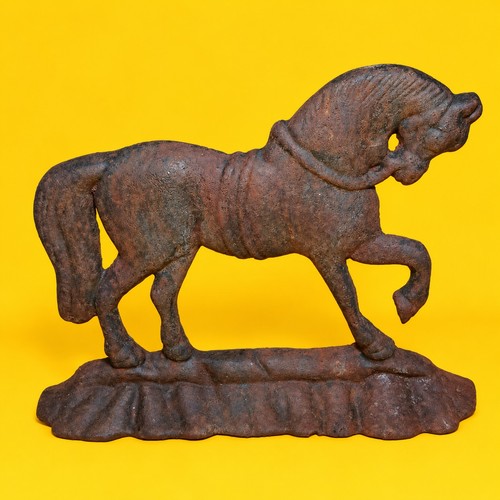 Victorian cast iron - cast, prancing